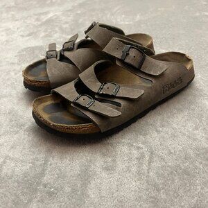 Birkenstock Birki's Birko-Flo 3 strap Gray size Eur 40 Sandals Made in Germany